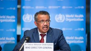 El director general de la OMS, Tedros Adhanom Ghebreyesus.