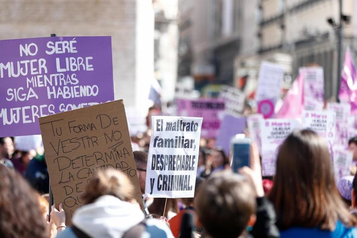 Manifestación del 8M en Madrid. 