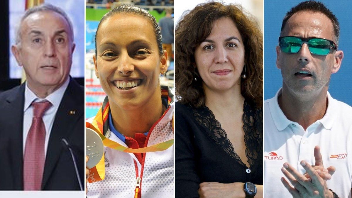 Alejandro Blanco, Teresa Perales, Irene Lozano y David Martín. Alejandro Blanco, Teresa Perales, Irene Lozano y David Martín.