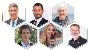 Los candidatos y candidatas a la alcaldía de Badalona con representación en el pleno municipal