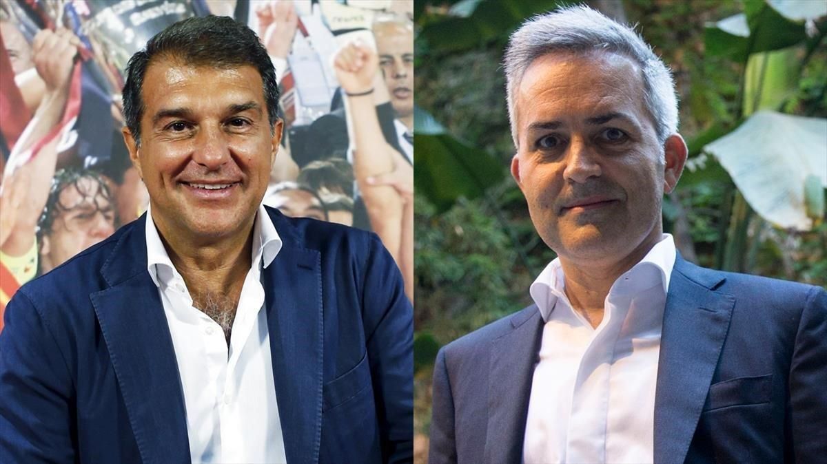 Joan Laporta y Víctor Font Joan Laporta y Víctor Font