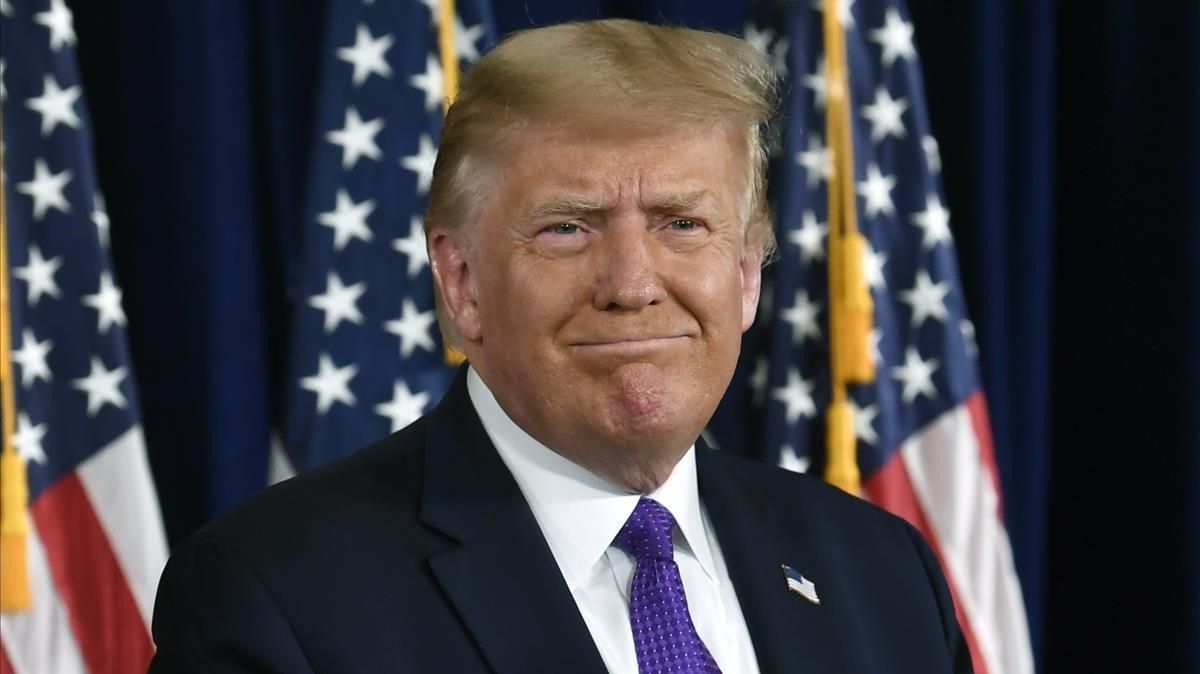 El presidente de EEUU, Donald Trump, durante una comparecencia ante los medios. El presidente de EEUU, Donald Trump, durante una comparecencia ante los medios.
