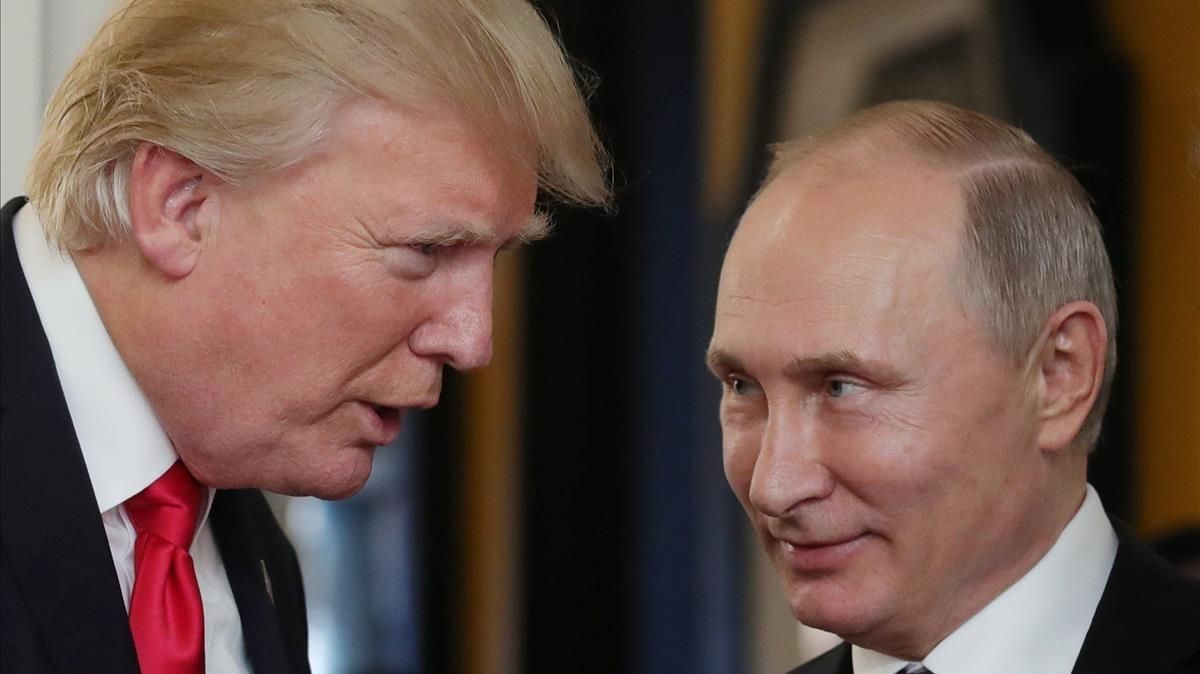 Trump y Putin en la cumbre de la APEC el pasado mes de noviembre. Trump y Putin en la cumbre de la APEC el pasado mes de noviembre.