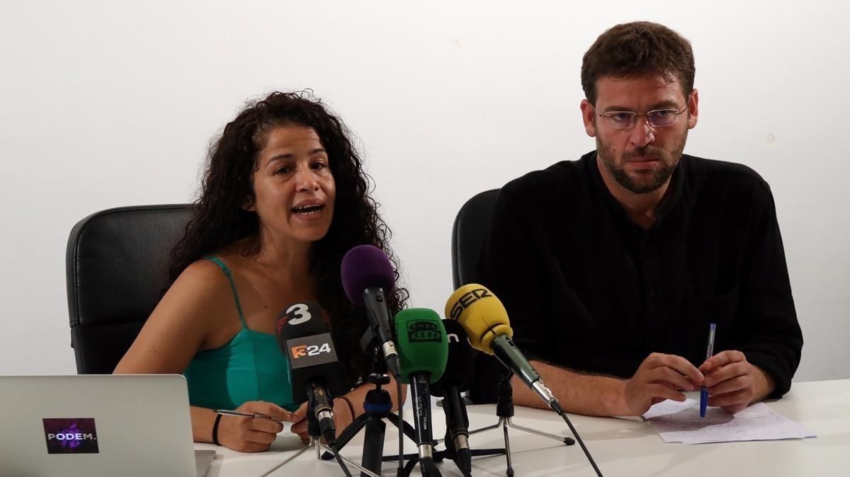 Podem Catalunya no votarà en contra de la llei del referèndum Podem Catalunya no votarà en contra de la llei del referèndum