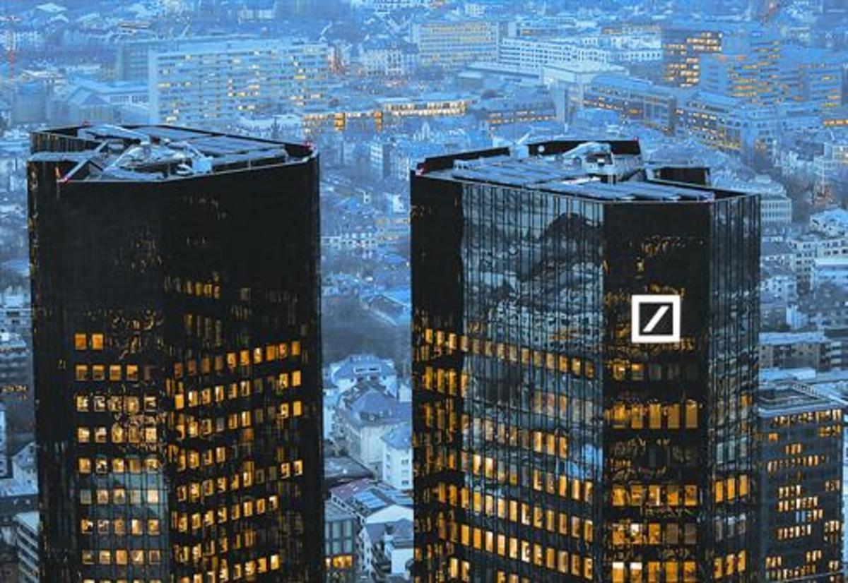 El cuartel general del Deutsche Bank en Fráncfort.