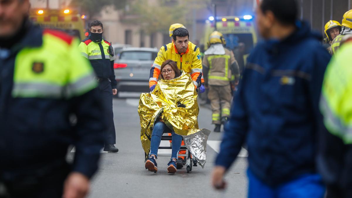 Al menos 150 heridos al chocar dos trenes en la estación de Montcada i Reixac-Manresa