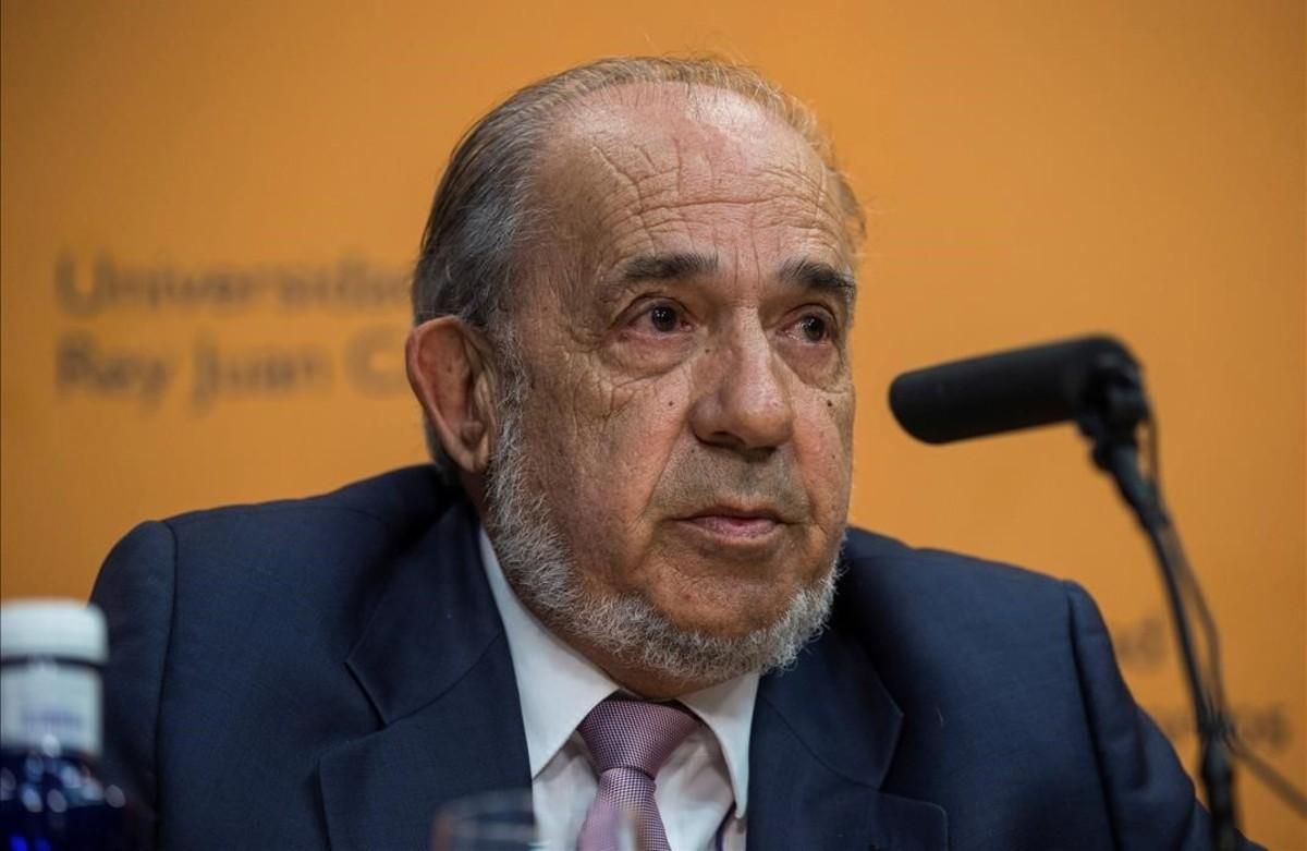 Enrique Alvarez Conde, exdirector del máster de Cristina Cifuentes. Enrique Alvarez Conde, exdirector del máster de Cristina Cifuentes.