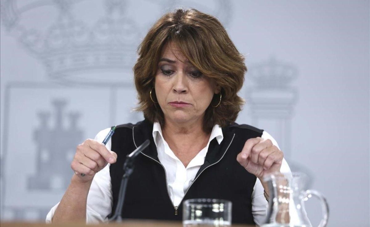 La ministra de Justicia, Dolores Delgado. La ministra de Justicia, Dolores Delgado.