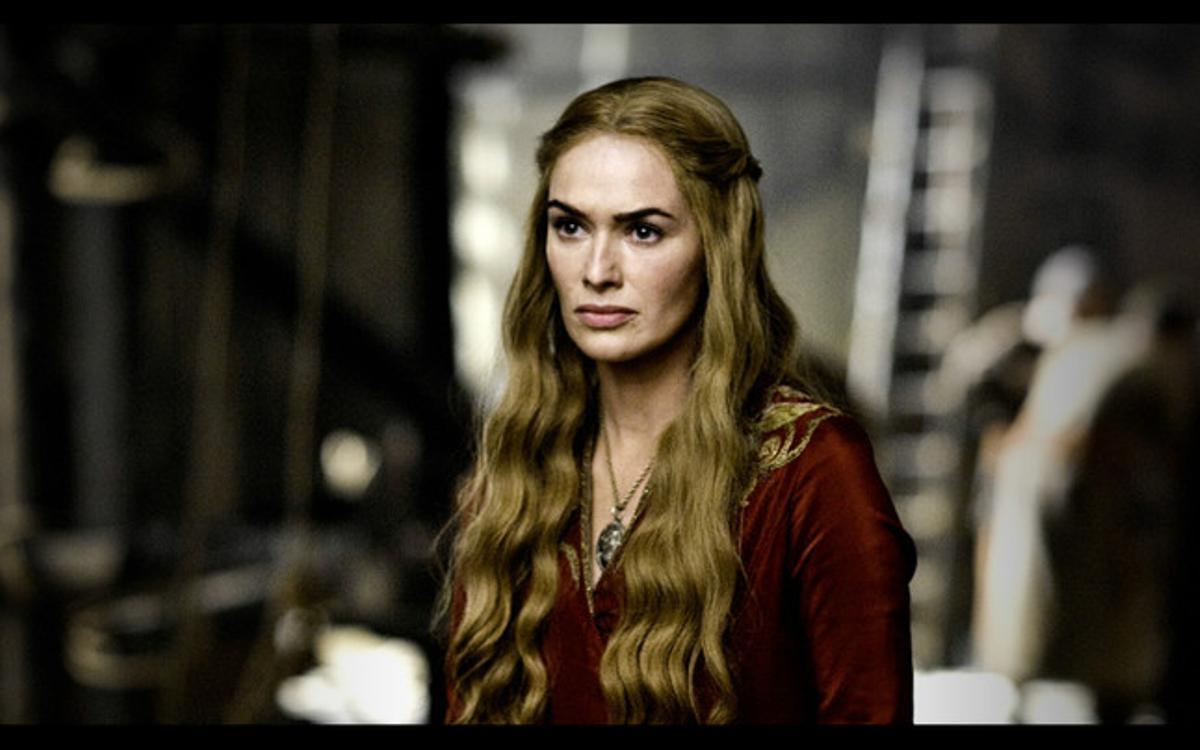 Lena Headey en el papel de reina Cersei Lannister.