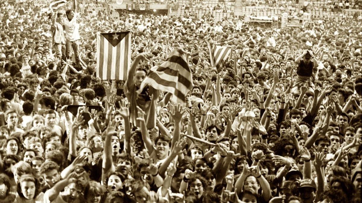 El histórico concierto de rock català en el Sant Jordi de 1991