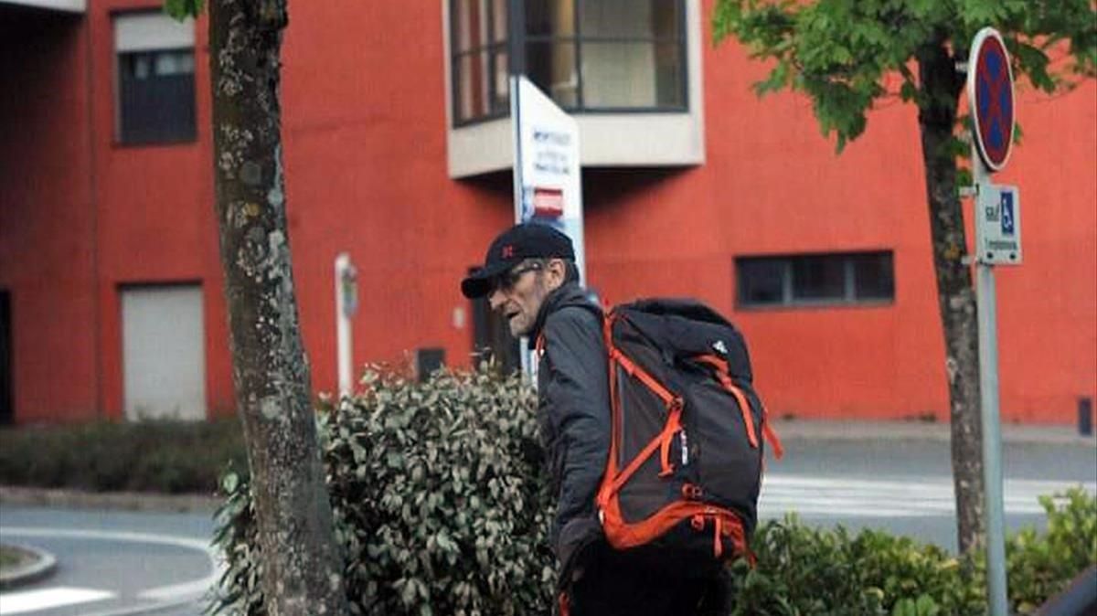 Última imagen de Josu Ternera antes de ser detenido en Sallanches (Francia) Última imagen de Josu Ternera antes de ser detenido en Sallanches (Francia)