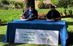 Acord per a l’impuls i millora de l’espai agrari de les Cinc Sénies de Mataró