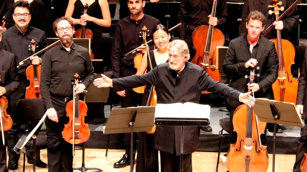 Jordi Savall  y Le Concert de Nations, hace un año, en el ciclo Música Antiga en el Auditori.