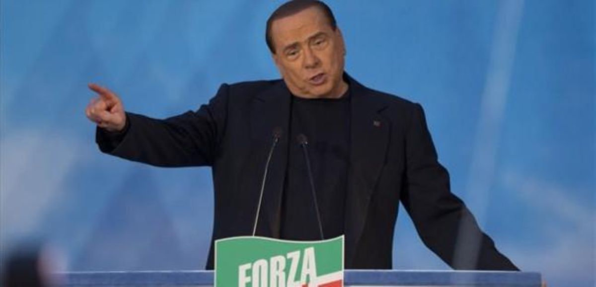 Berlusconi, en su intervención antes de ser expulsado del Senado, este miércoles. Berlusconi, en su intervención antes de ser expulsado del Senado, este miércoles.