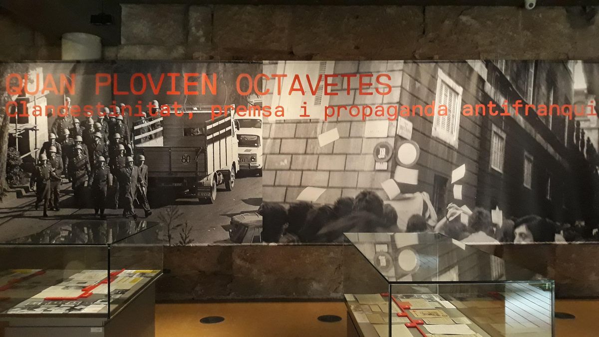 El mural panorámico que ilustra esta exposición. El mural panorámico que ilustra esta exposición.