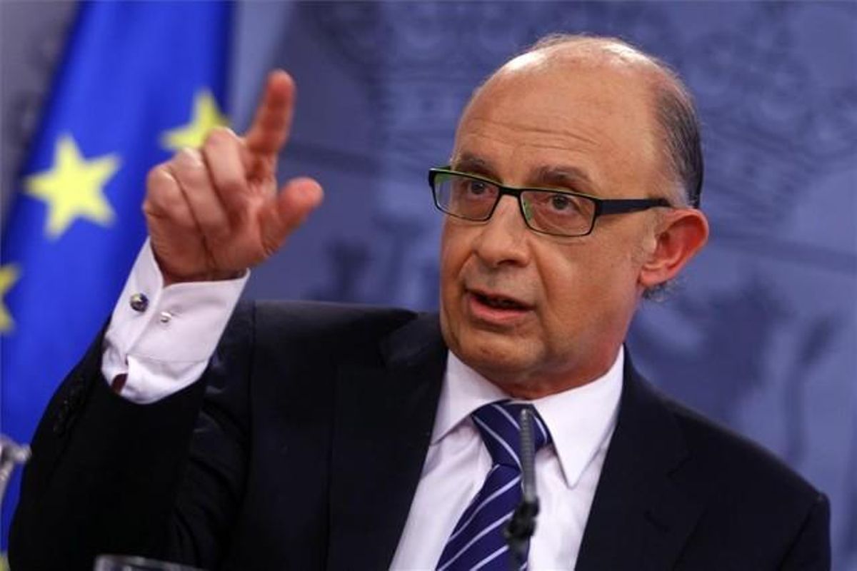 El ministro de Hacienda, Cristóbal Montoro. El ministro de Hacienda, Cristóbal Montoro.