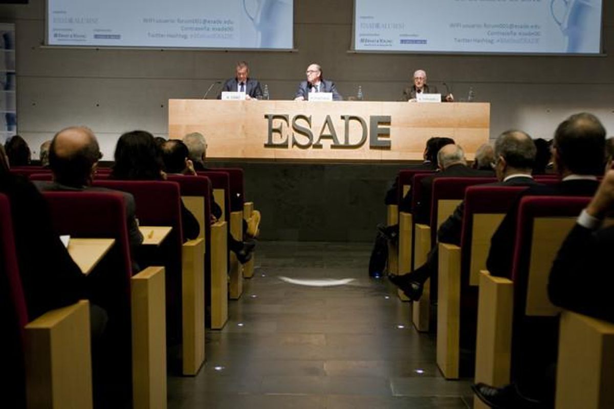 Conferencia en ESADE, el pasado marzo. Conferencia en ESADE, el pasado marzo.