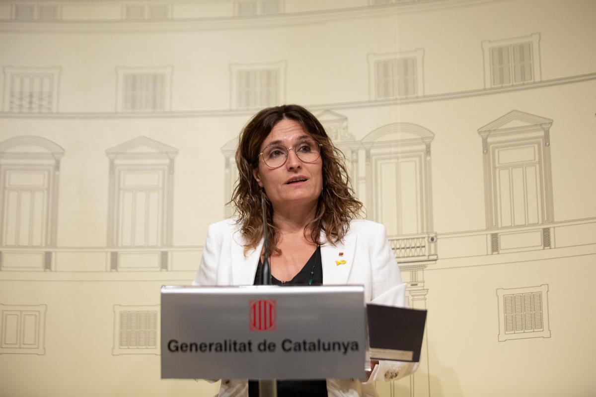 La consellera de la Presidencia de la Generalitat de Cataluña, Laura Vilagrà