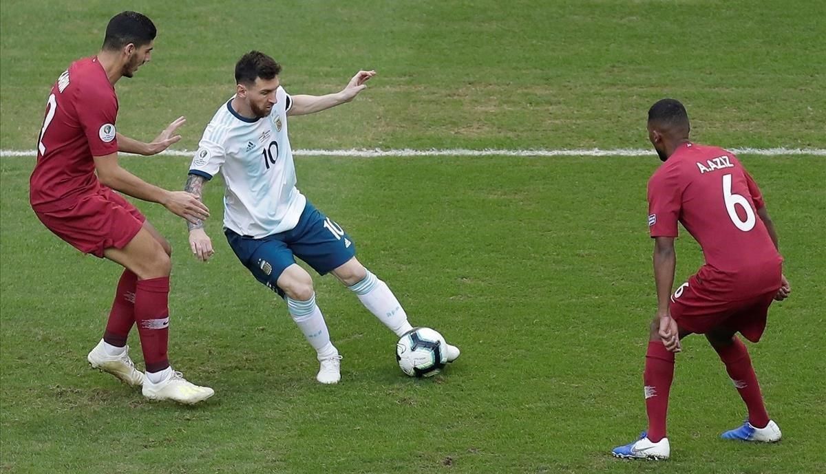 Messi respira i prepara el seu aniversari amb l'Argentina classificada Messi respira i prepara el seu aniversari amb l'Argentina classificada