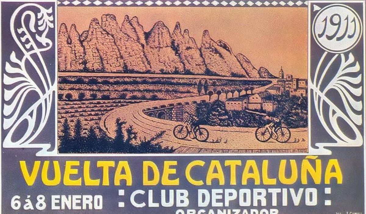 Cartel de la Volta Ciclista a Catalunya de 1911. Cartel de la Volta Ciclista a Catalunya de 1911.