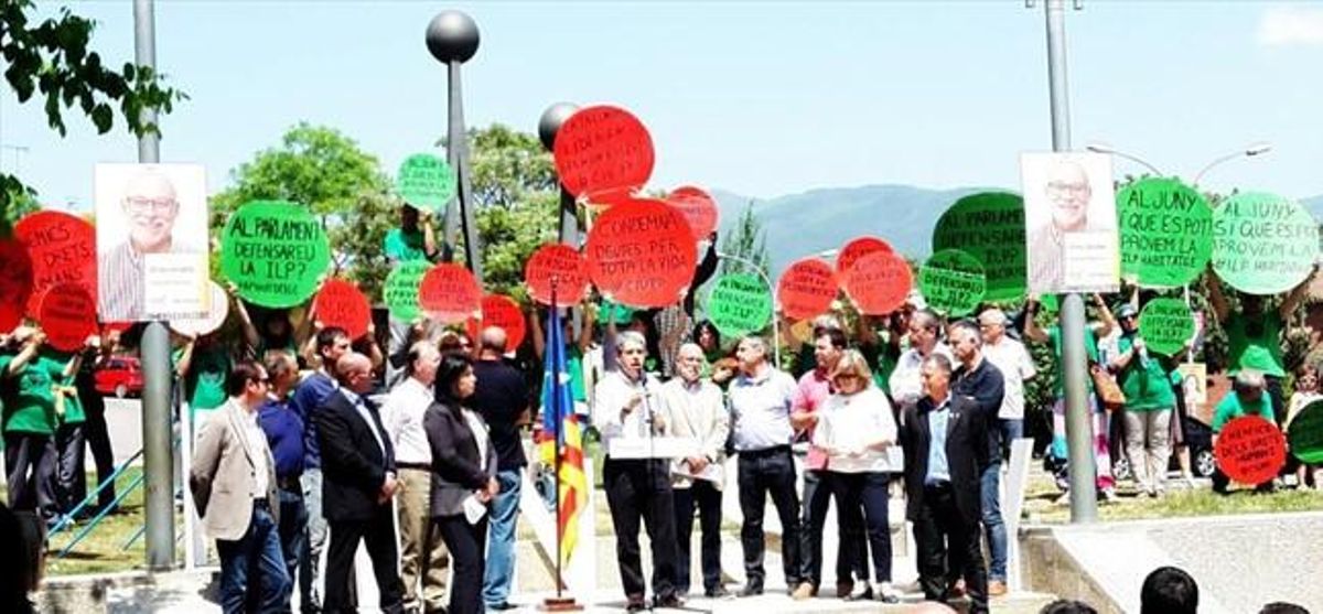 Escrache a Francesc Homs en Sant Celoni. Escrache a Francesc Homs en Sant Celoni.