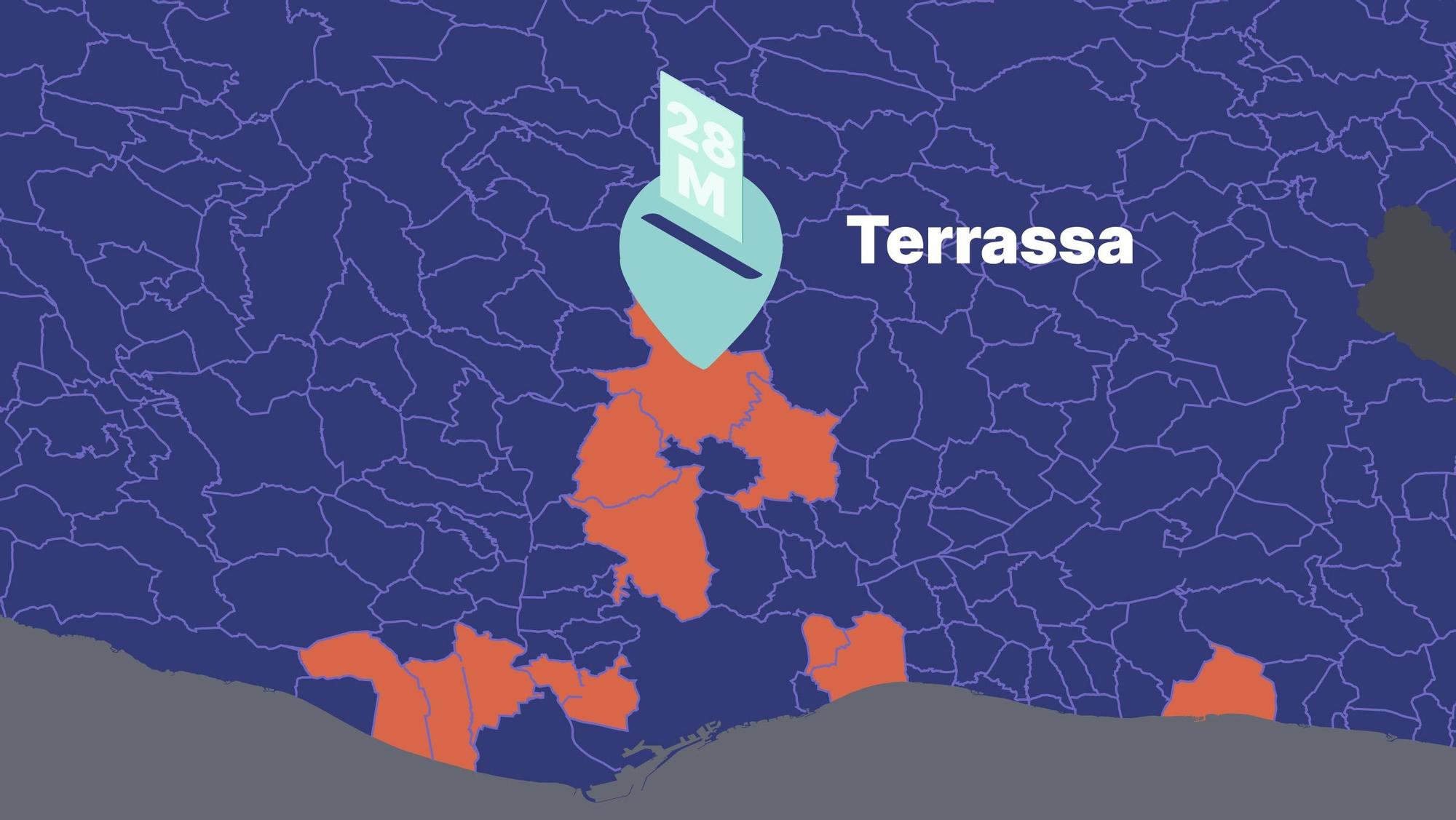 
                 ¿Qué votó tu vecino en Terrassa el 28M? Busca los resultados calle a calle 
            