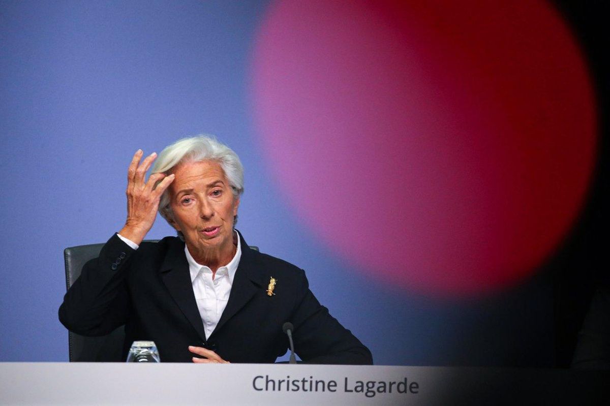 La presidenta del Banco Central Europeo (BCE), Christine Lagarde. La presidenta del Banco Central Europeo (BCE), Christine Lagarde.