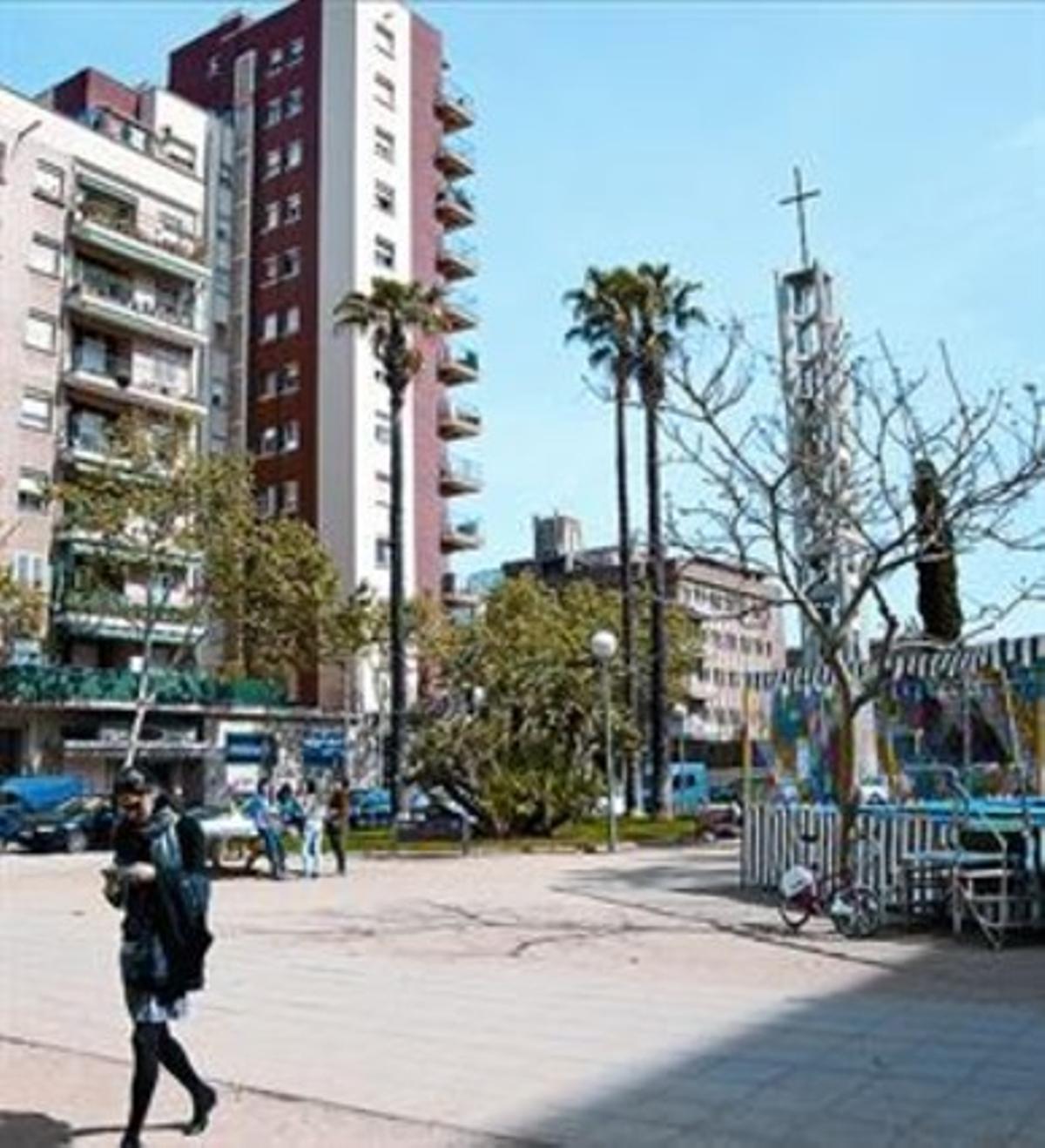 Plaza del CongrésEucarístic 8El barrio se diseñó con jardines.