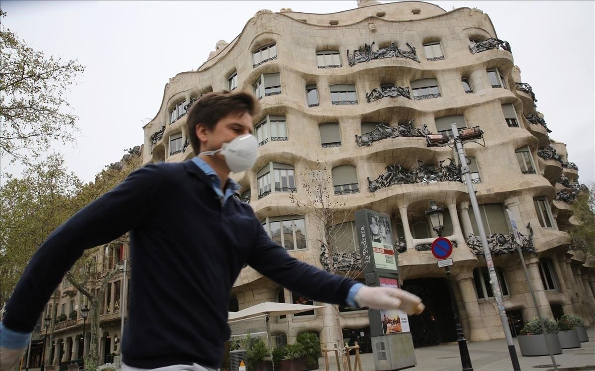 La Pedrera, en tiempos de coronavirus. La Pedrera, en tiempos de coronavirus.
