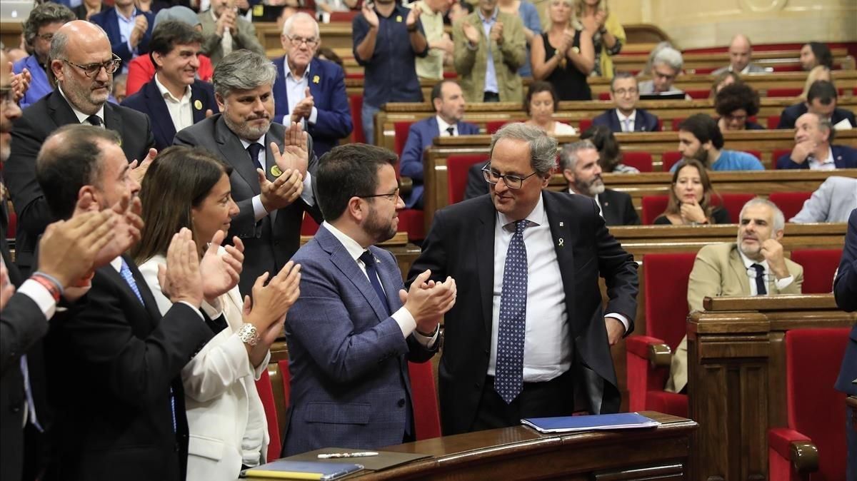 Quim Torra en el debate de politica general en el Parlament de Catalunya Quim Torra en el debate de politica general en el Parlament de Catalunya