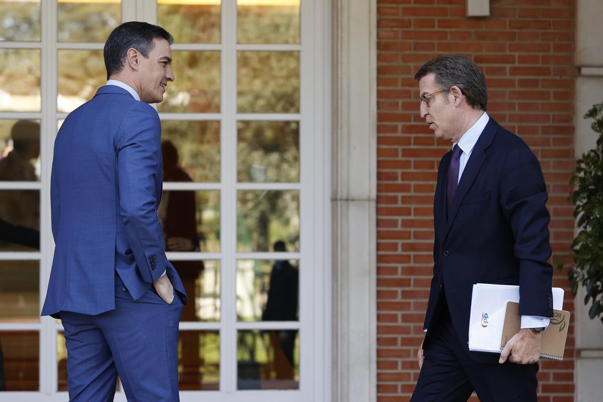 Sánchez convoca a Feijóo en Moncloa tras la renuncia de Lesmes para desbloquear el CGPJ
