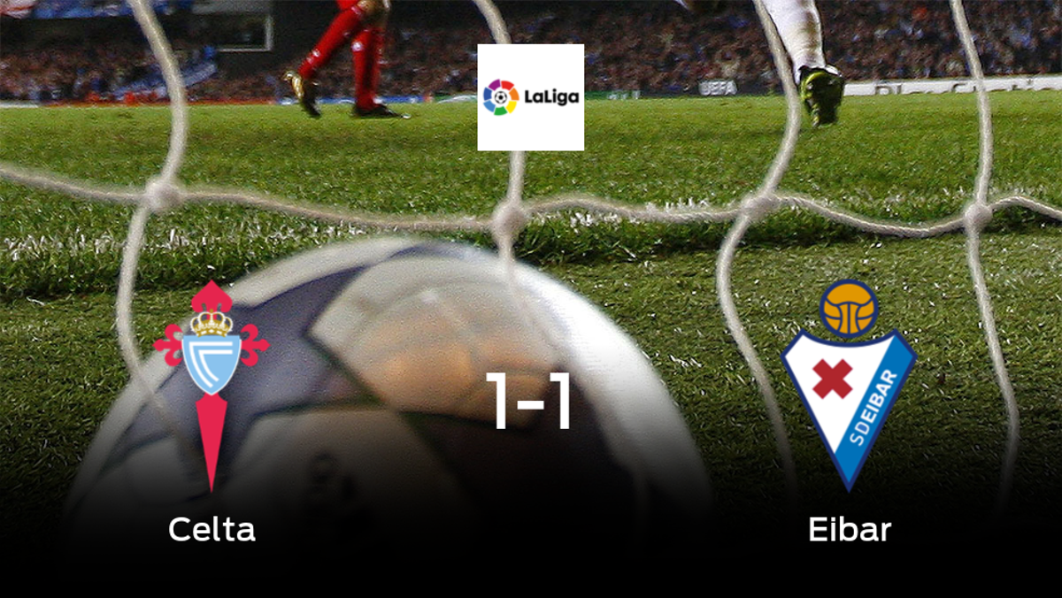El Eibar consigue un empate a uno ante el Celta El Eibar consigue un empate a uno ante el Celta