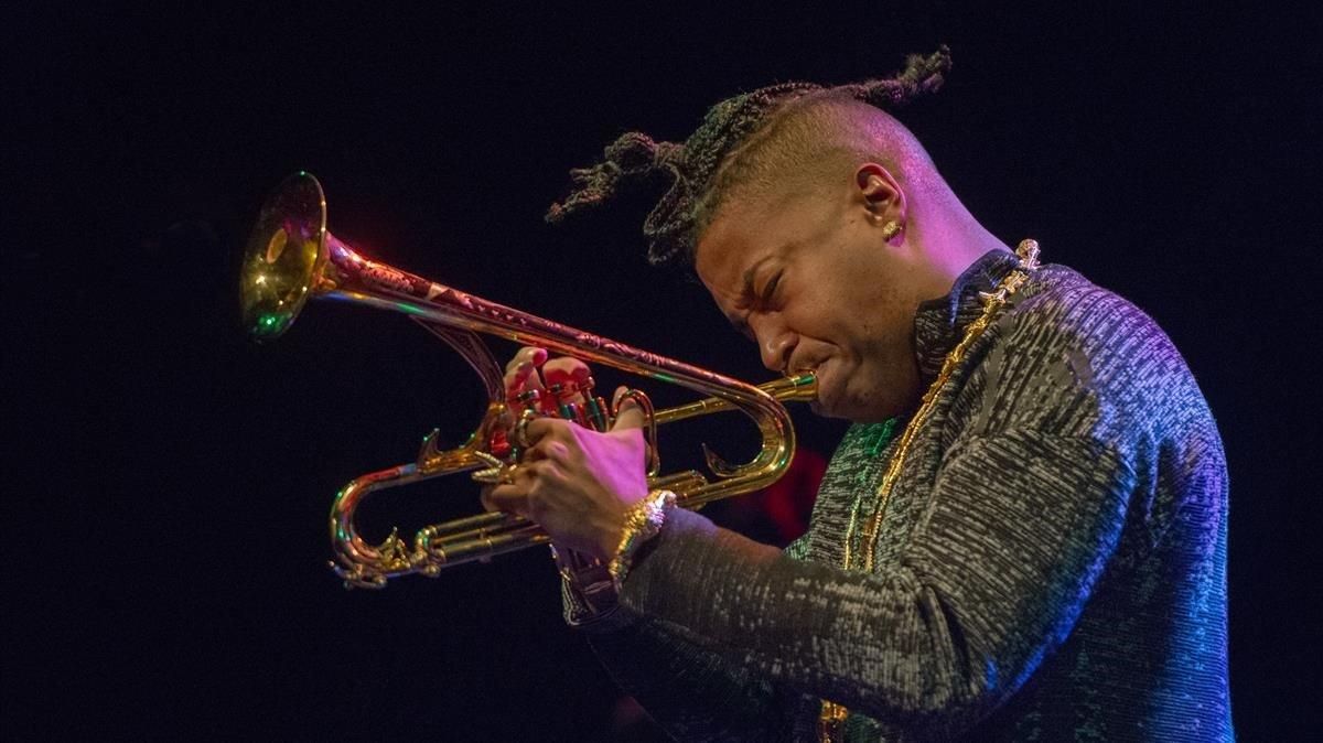 Christian Scott, en la sala Barts, el lunes. Christian Scott, en la sala Barts, el lunes.