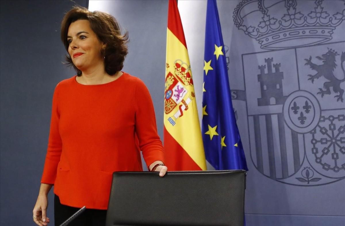 Soraya Sáenz de Santamaría, la número dos de Mariano Rajoy en su primer gobierno. Soraya Sáenz de Santamaría, la número dos de Mariano Rajoy en su primer gobierno.