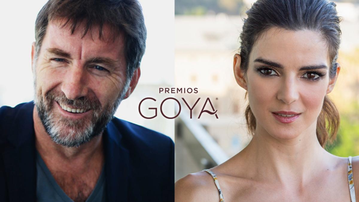 Antonio de la Torre y Clara Lago, presentadores de la gala de los Premios Goya 2023.