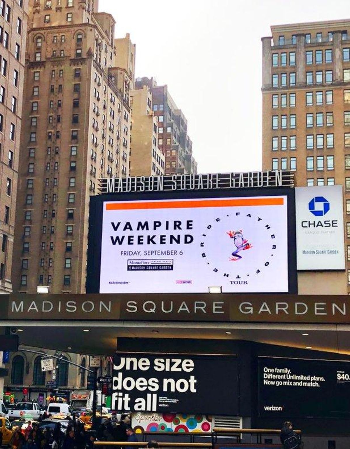 El Madison Square Garden de Nueva York. El Madison Square Garden de Nueva York.