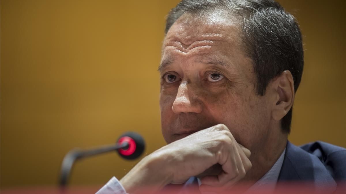 Eduardo Zaplana, el pasado mes de abril, en una conferencia sobre la España de las autonomías, en València. Eduardo Zaplana, el pasado mes de abril, en una conferencia sobre la España de las autonomías, en València.