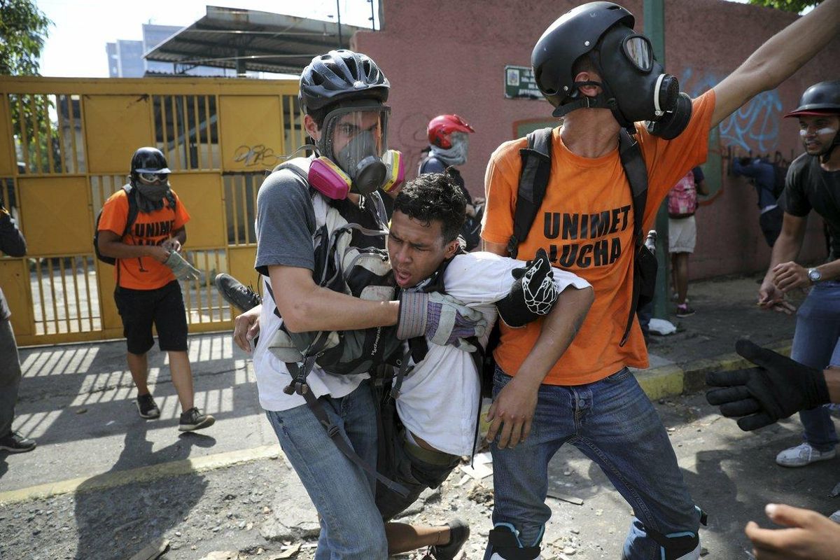 Los heridos por las movilizaciones y protestas en Venezuela. Los heridos por las movilizaciones y protestas en Venezuela.