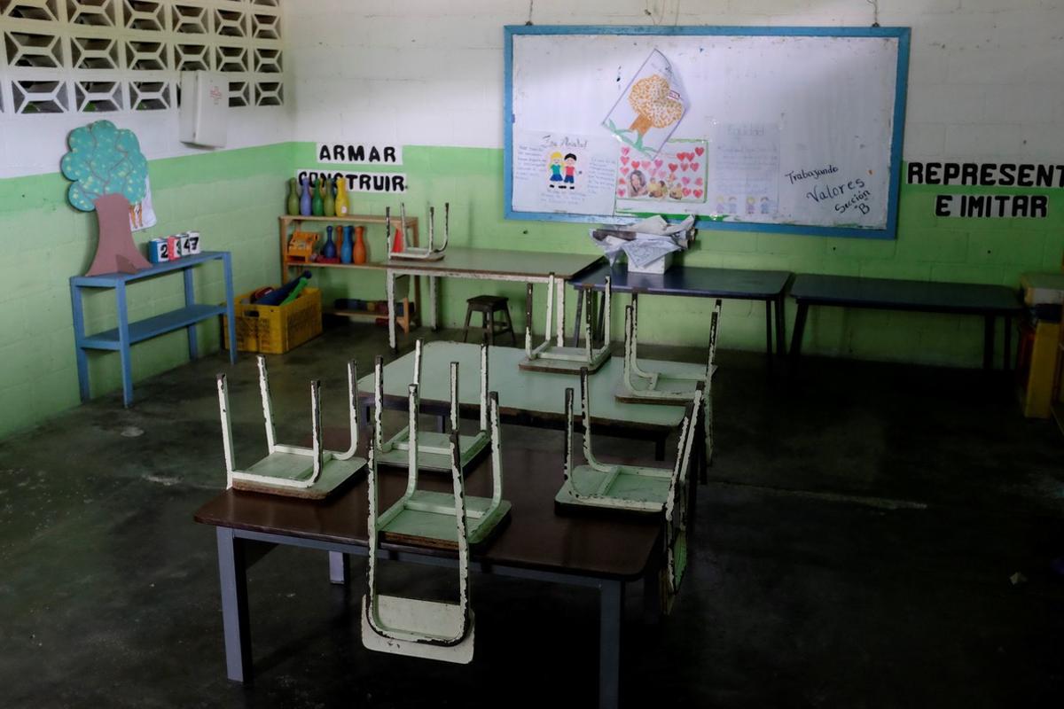 Crisis Venezuela: escuelas están vacías y los alumnos no asisten