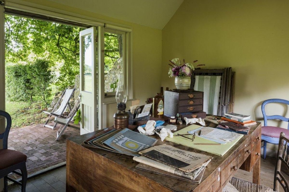 Habitación de escritura de Virginia Woolf. Habitación de escritura de Virginia Woolf.