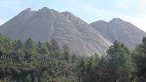 La montaña de residuos salinos de El Cogulló, en Sallent, fruto de décadas de actividad minera.