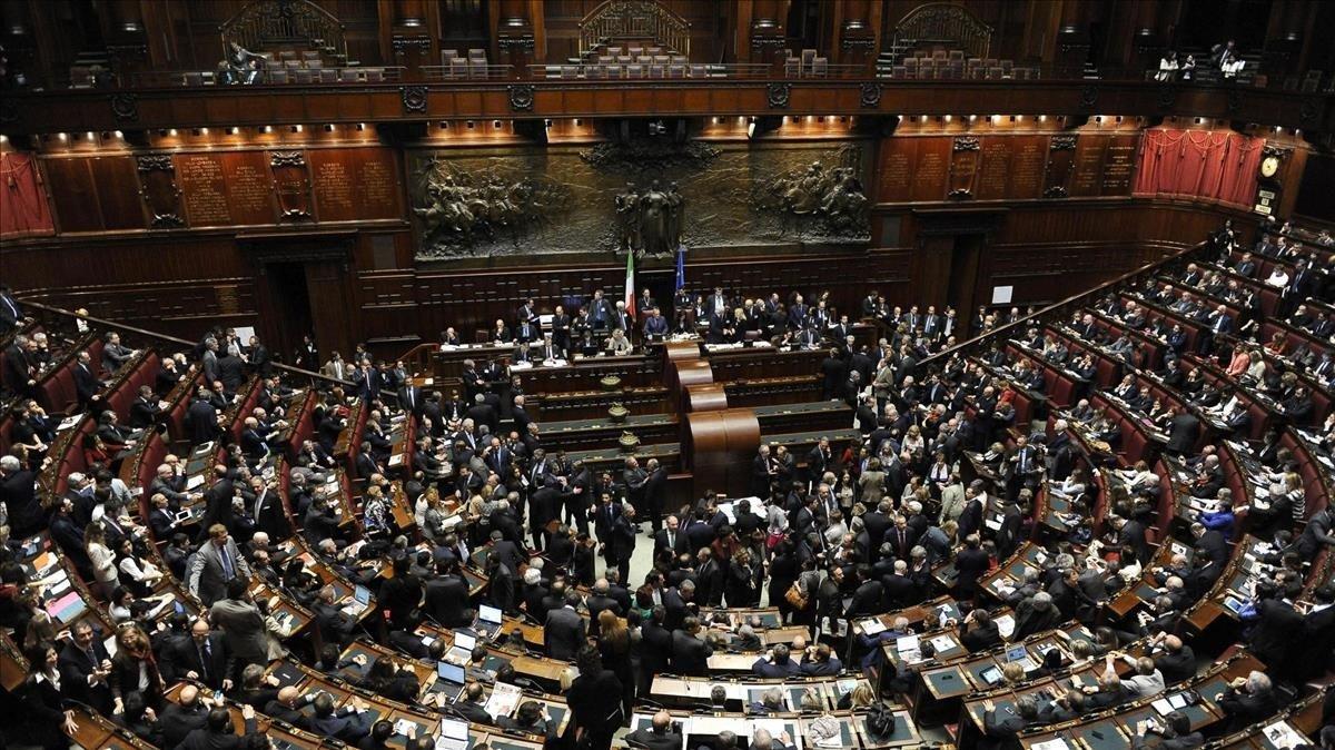 Vista del Parlamento italiano, en una imagen de archivo.