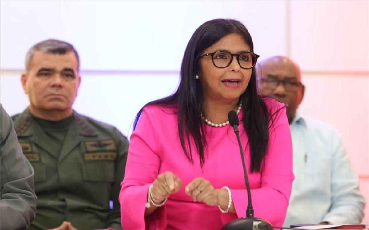 Delcy Rodríguez, la vicepresidenta de Venezuela. Delcy Rodríguez, la vicepresidenta de Venezuela.