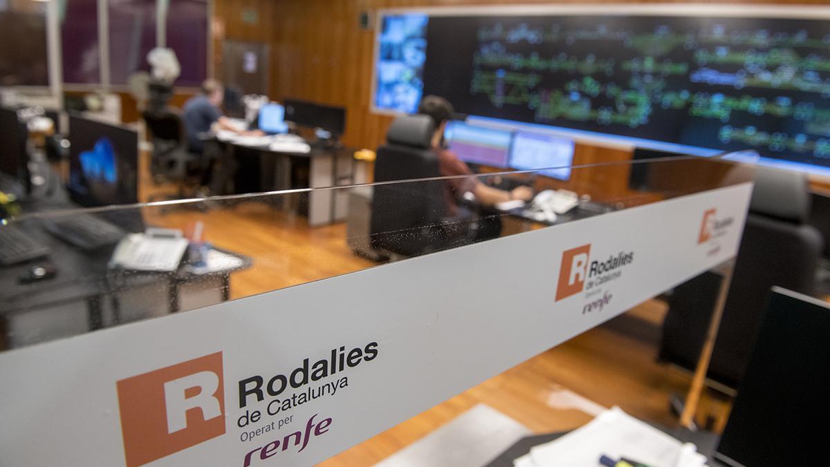 Visita al Centro de Control de Rodalies en las estaciones de França y del Clot