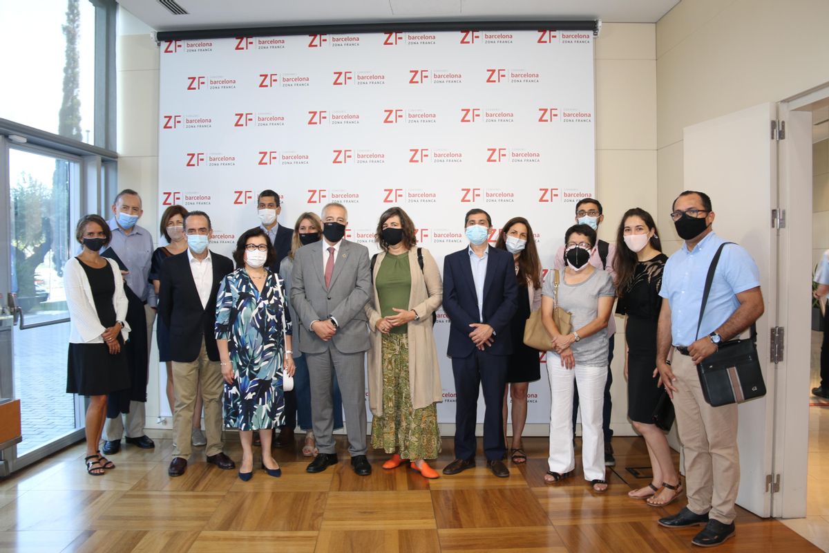 El Consorci de la Zona Franca recibe la visita de empresarios y autoridades latinoamericanas El Consorci de la Zona Franca recibe la visita de empresarios y autoridades latinoamericanas