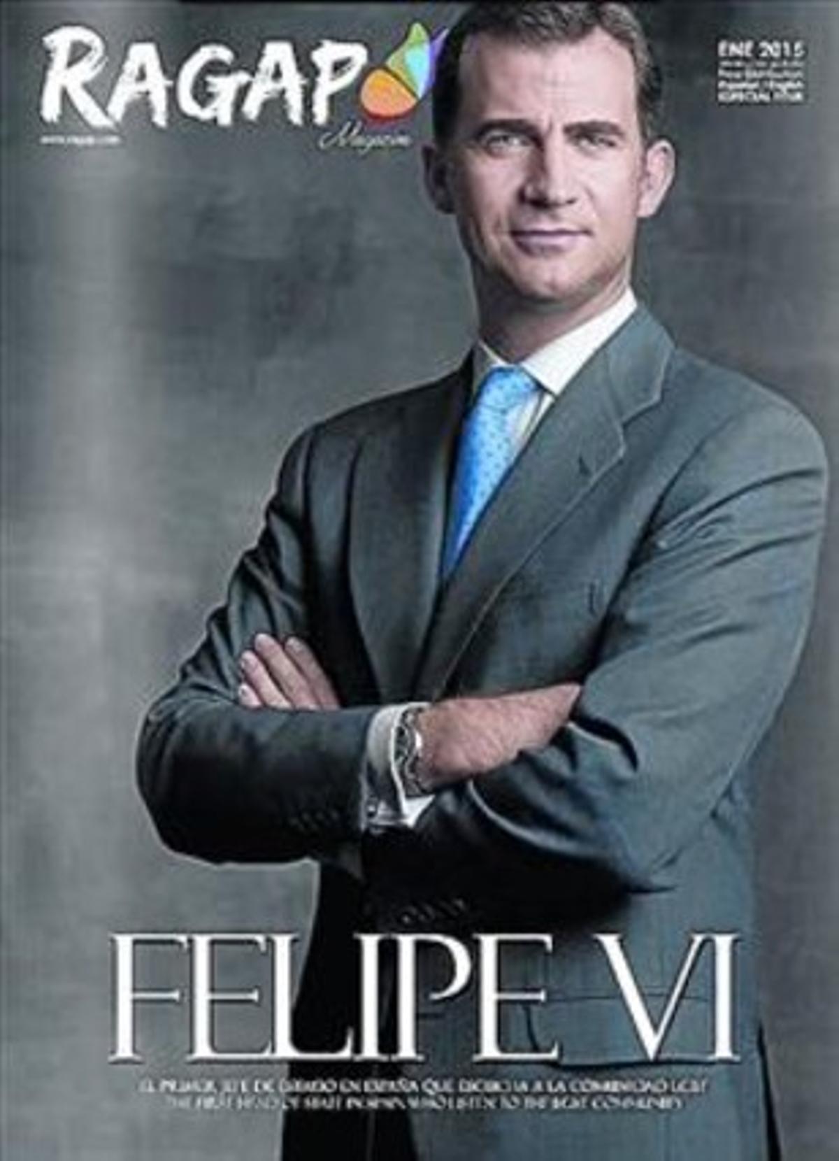 Felipe VI protagoniza la portada de una revista gay