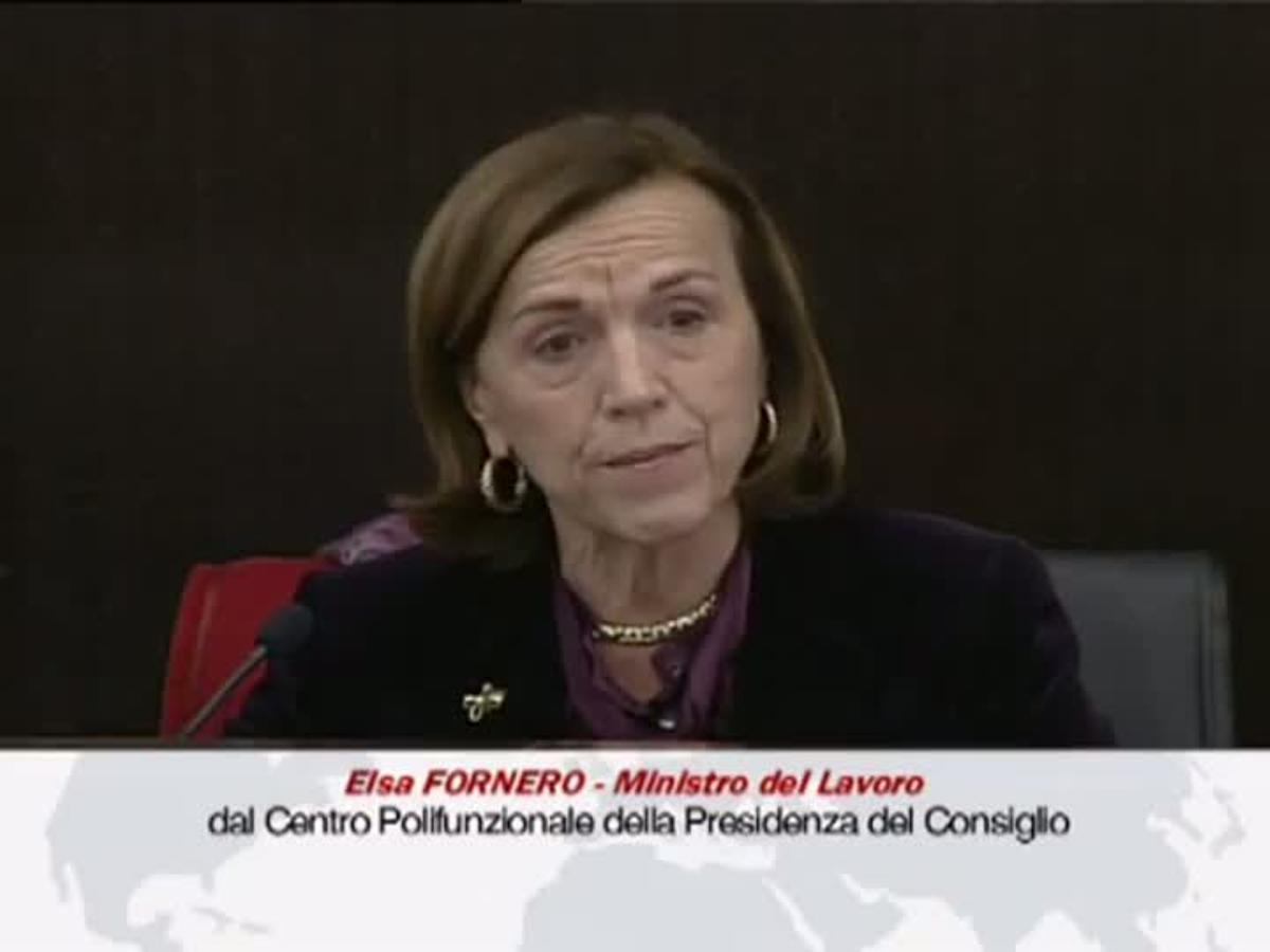 Las lágrimas de Elsa Fornero al anunciar los recortes en las pensiones.