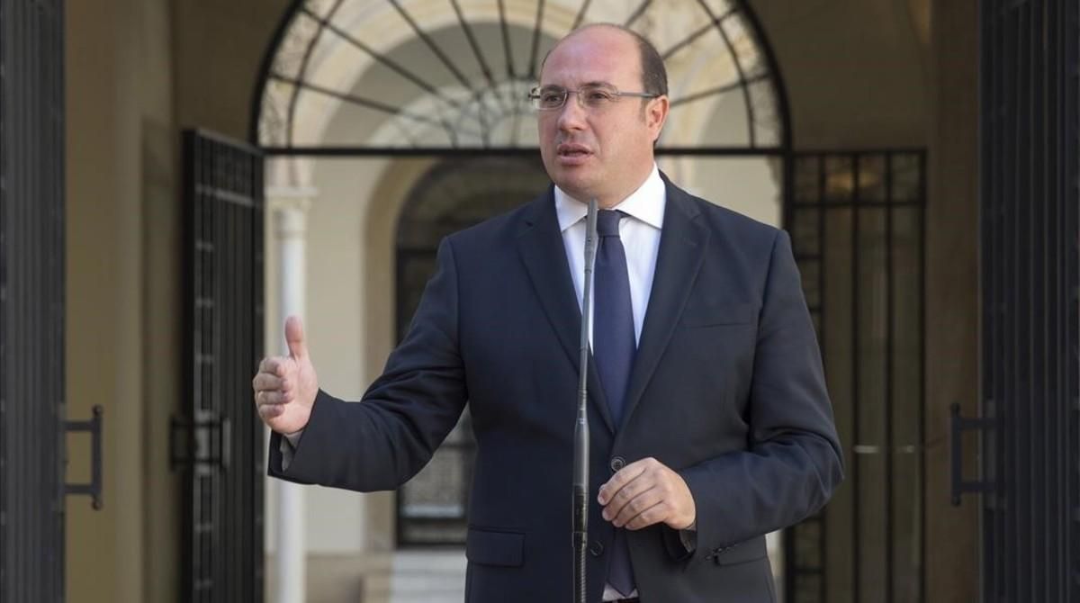 El presidente de Murcia, Pedro Antonio Sánchez. El presidente de Murcia, Pedro Antonio Sánchez.
