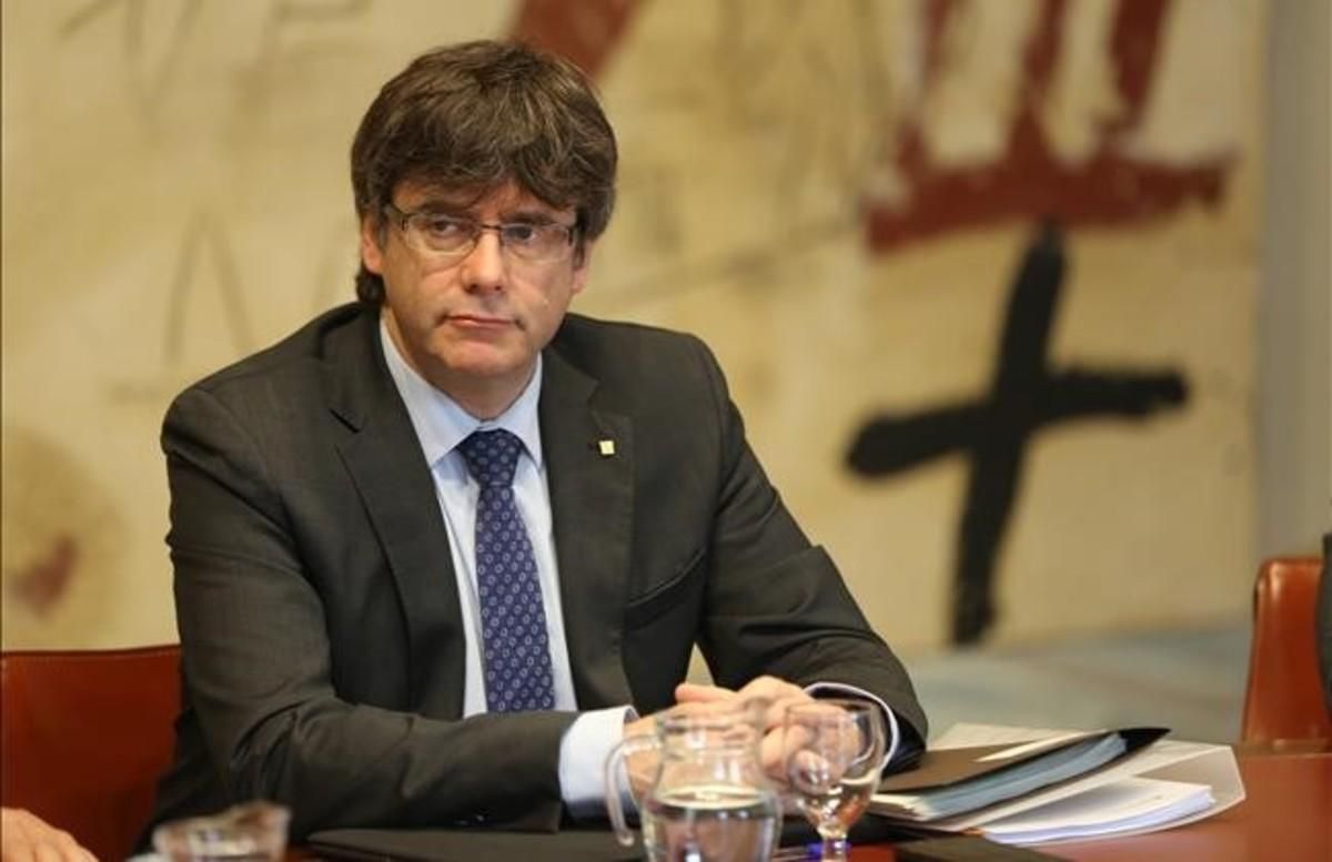 El ’president’ de la Generalitat, Carles Puigdemont. El ’president’ de la Generalitat, Carles Puigdemont.