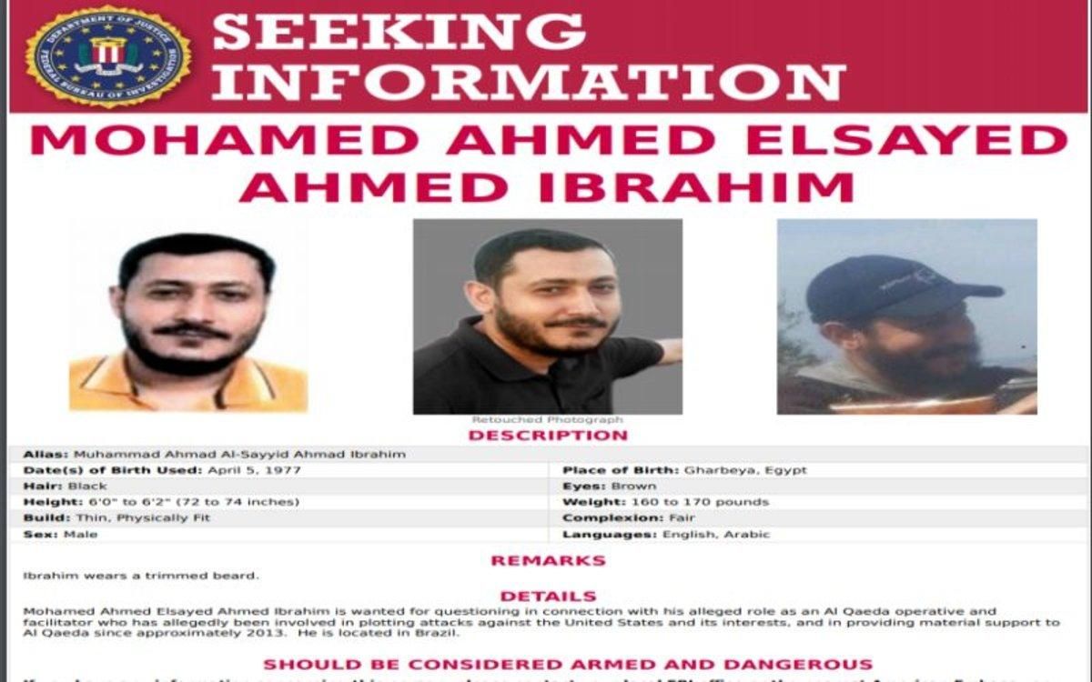 FBI lanza campaña para encontrar a sospechoso terrorista de Al Qaeda. FBI lanza campaña para encontrar a sospechoso terrorista de Al Qaeda.